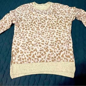 Leopard print sweater